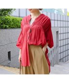 【クラフトスタンダードブティック/CRAFT STANDARD BOUTIQUE】のヴィンテージボイルシャーリングチュニック Red|ID: prp329100004503913 ipo3291000000032332676