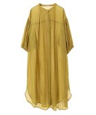 【クラフトスタンダードブティック/CRAFT STANDARD BOUTIQUE】のヴィンテージボイル袖シャーリングワンピース Yellow|ID: prp329100004503915 ipo3291000000031984817