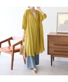 【クラフトスタンダードブティック/CRAFT STANDARD BOUTIQUE】のヴィンテージボイル袖シャーリングワンピース Yellow|ID: prp329100004503915 ipo3291000000032331906