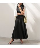 【アンフィーロ 自由区/UNFILO】のリネンレーヨン セミフレアスカート ブラック|ID: prp329100004503919 ipo3291000000035569133