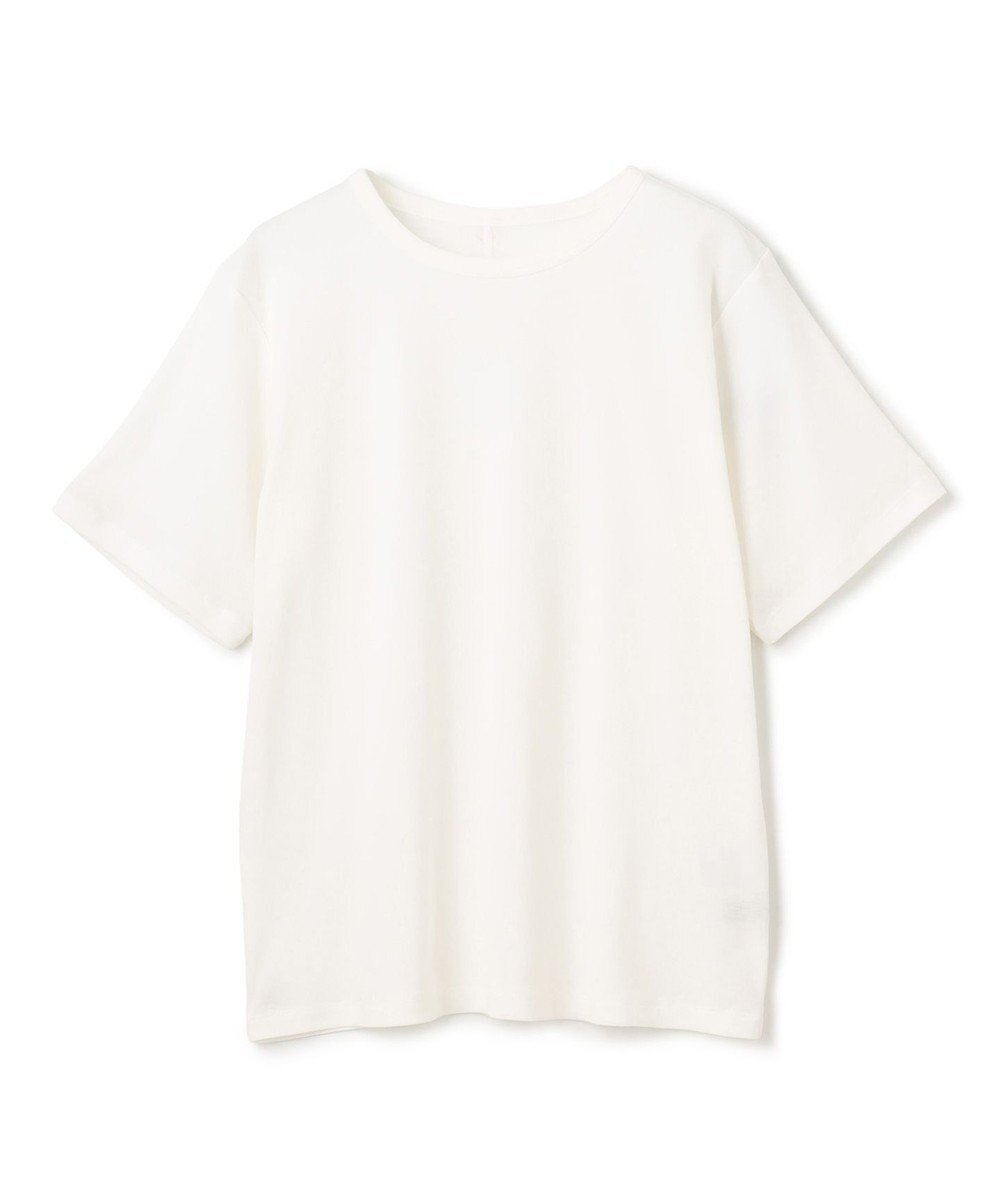 【アンフィーロ 自由区/UNFILO】のドライタッチフライス ハーフスリーブT インテリア・キッズ・メンズ・レディースファッション・服の通販 founy(ファニー) ファッション Fashion レディースファッション Fashion for Women トップス・カットソー Cut & Sew Tops シャツ・ブラウス・オフィスカジュアル Elegant Blouses & Button-Ups ロングTシャツ・Tシャツ Longline T-Shirts & Tees カットソー・ベーシックTシャツ Cut-and-Sewn Tops / Stretch Tees & Basics 春 Spring カットソー Cut and Sewn Top ストレッチ Stretch, Stretchy Fabric スリーブ Sleeve, Long Sleeve / Short Sleeve ハーフ Half, Half-Length バランス Balance, Style Balance ボトム Bottoms, Lower Wear S/S・春夏 SS, Spring/Summer, Warm Season 夏 Summer オフ|ID: prp329100004503927 ipo3291000000033568503