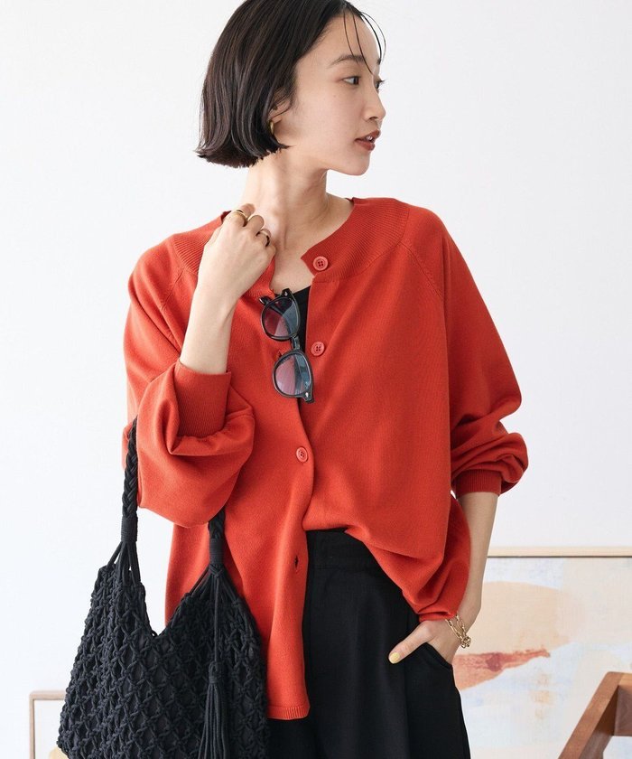 【クラフトスタンダードブティック/CRAFT STANDARD BOUTIQUE】の洗える/UVカット/毛玉軽減 ファンクショナルニットカーディガン インテリア・キッズ・メンズ・レディースファッション・服の通販 founy(ファニー) https://founy.com/ ファッション Fashion レディースファッション Fashion for Women トップス・カットソー Cut & Sew Tops ニット Knit Tops & Sweaters カーディガン・羽織り Layered Style Cardigans 春 Spring 洗える Machine Washable カーディガン Cardigan, Knitwear スリーブ Sleeve, Long Sleeve / Short Sleeve フォルム Silhouette, Form ボトム Bottoms, Lower Wear ポケット Pocket, Pocket Detail リラックス Relax, Relaxed Fit ロング Long, Long-Length S/S・春夏 SS, Spring/Summer, Warm Season 再入荷 Restock / Back in Stock 夏 Summer |ID: prp329100004503942 ipo3291000000033158891