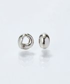 【フィービィー/phoebe】の【ピアス見えシリーズ/金属アレルギー対応】オーバルフープスナップイヤリング シルバー シルバー|ID: prp329100004503948 ipo3291000000031828540