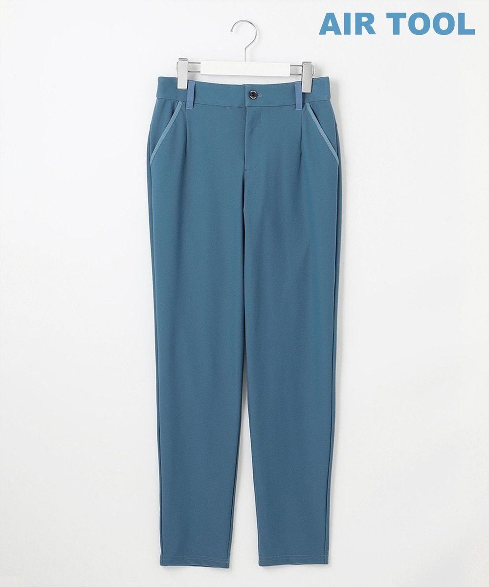 【23区 ゴルフ/NIJYUSANKU GOLF】の【WOMEN】機能に優れた新素材「AIR TOOL」テーパードパンツ インテリア・キッズ・メンズ・レディースファッション・服の通販 founy(ファニー) 　ファッション　Fashion　レディースファッション　Fashion for Women　パンツ　Pants & Trousers　春　Spring　ストレート　Straight, Straight Cut　スポーツ　Sports, Activewear　スマート　Smart, Elegant　セットアップ　Set-Up, Coordinated Outfit　ポケット　Pocket, Pocket Detail　ポーチ　Pouch, Small Case　メッシュ　Mesh, Net Fabric　リュクス　Luxury, Elegant, High-End, Chic　S/S・春夏　SS, Spring/Summer, Warm Season　おすすめ　Recommended / Our Picks　夏　Summer　旅行　Travel　エレガント 上品　Elegant　ビジネス 仕事 通勤　Business / Work / Commuting　サックスブルー系|ID: prp329100004503951 ipo3291000000033616885