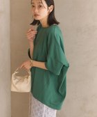 【アメリカンホリック/AMERICAN HOLIC】の【新色追加】【接触冷感】コクーンシルエットカットソー 人気、トレンドファッション・服の通販 founy(ファニー) ファッション Fashion レディースファッション WOMEN トップス・カットソー Tops/Tshirt シャツ/ブラウス Shirts/Blouses ロング / Tシャツ T-Shirts カットソー Cut and Sewn アメリカン American オレンジ Orange 春 Spring カットソー Cut And Sew スタイリッシュ Stylish ストレート Straight 定番 Standard 人気 Popularity S/S・春夏 Ss・Spring/Summer おすすめ Recommend 夏 Summer thumbnail Green|ID: prp329100004503963 ipo3291000000032162052