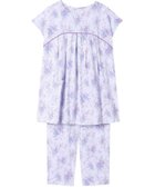 【ウィング/Wing】のパジャマ 3分袖 半袖 8分丈 綿100%(本体) 楊柳素材 夏 レディース EP8078 ウイング/ワコール サックス|ID: prp329100004503969 ipo3291000000032638964