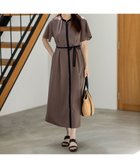 【エニィ スィス/any SiS】の【UVケア・ストレッチ・洗える】2WAYジョーゼットジャージー ワンピース モカ|ID: prp329100004503987 ipo3291000000034295500