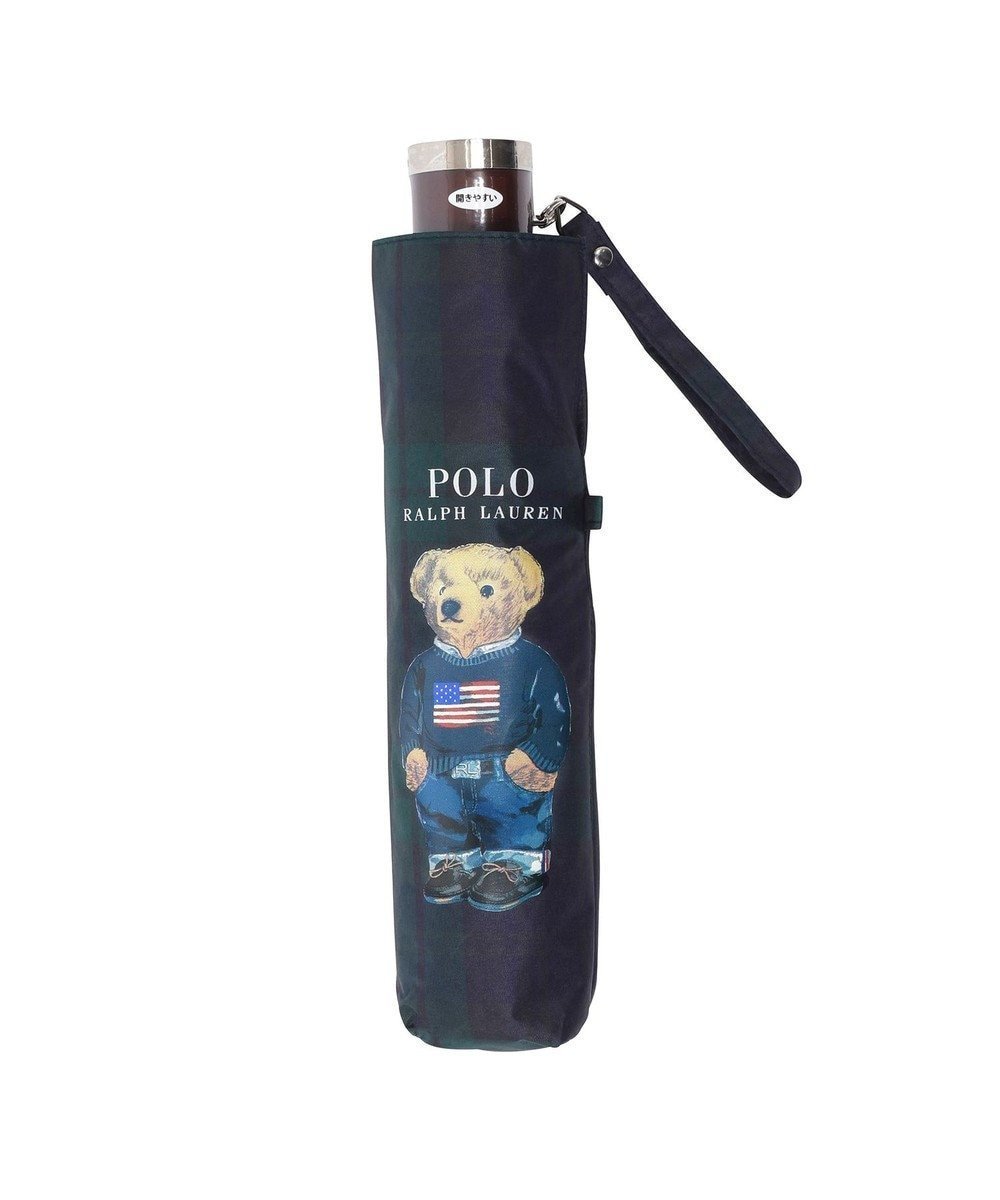 【ムーンバット/MOONBAT】のPOLO RALPH LAUREN 遮光 晴雨兼用 折りたたみ日傘 チェック ポロベア インテリア・キッズ・メンズ・レディースファッション・服の通販 founy(ファニー) 　ファッション　Fashion　レディースファッション　WOMEN　傘 / レイングッズ　Umbrellas/Rainwear　アイビー　Ivy　傘　Umbrella　チェック　Check　ニューヨーク　New York　人気　Popularity　日傘　Parasol　ワンポイント　One Point　おすすめ　Recommend　ブラックウォッチ|ID: prp329100004504012 ipo3291000000031828307