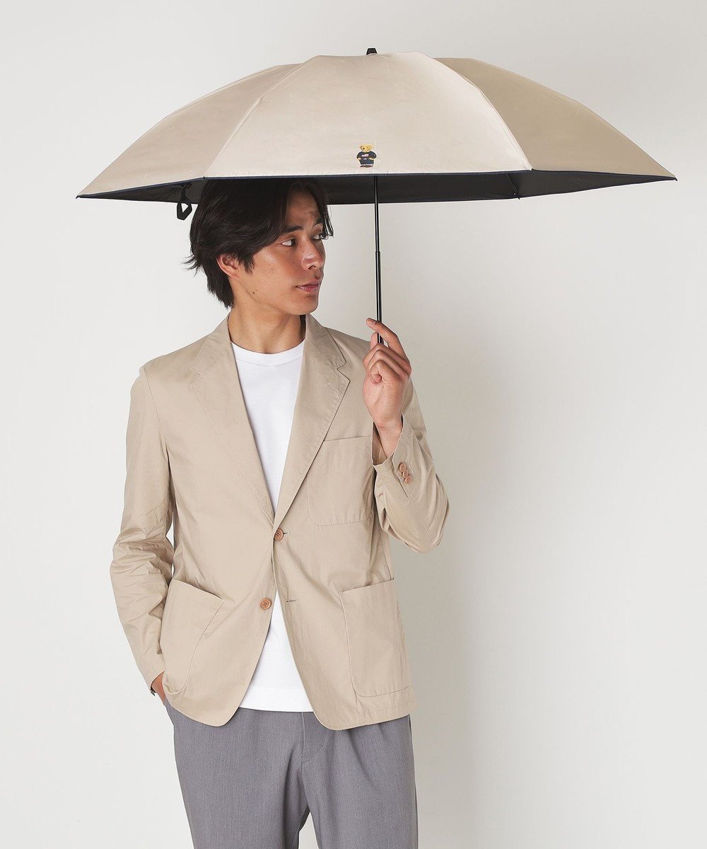 【ムーンバット/MOONBAT】の【軽量】POLO RALPH LAUREN 遮光 晴雨兼用 折りたたみ日傘 無地 ポロベア インテリア・キッズ・メンズ・レディースファッション・服の通販 founy(ファニー) 　ファッション　Fashion　レディースファッション　WOMEN　傘 / レイングッズ　Umbrellas/Rainwear　アイビー　Ivy　傘　Umbrella　軽量　Lightweight　スタイリッシュ　Stylish　スマート　Smart　ニューヨーク　New York　日傘　Parasol　無地　Plain Color　ベージュ|ID: prp329100004504014 ipo3291000000031863911