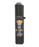 【ムーンバット/MOONBAT】の【軽量】POLO RALPH LAUREN 遮光 晴雨兼用 折りたたみ日傘 無地 ポロベア ブラック|ID: prp329100004504014 ipo3291000000032076169