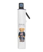 【ムーンバット/MOONBAT】の【自動開閉】POLO RALPH LAUREN 遮光 晴雨兼用 折りたたみ日傘 無地 ポロベア オフ|ID: prp329100004504016 ipo3291000000031786129