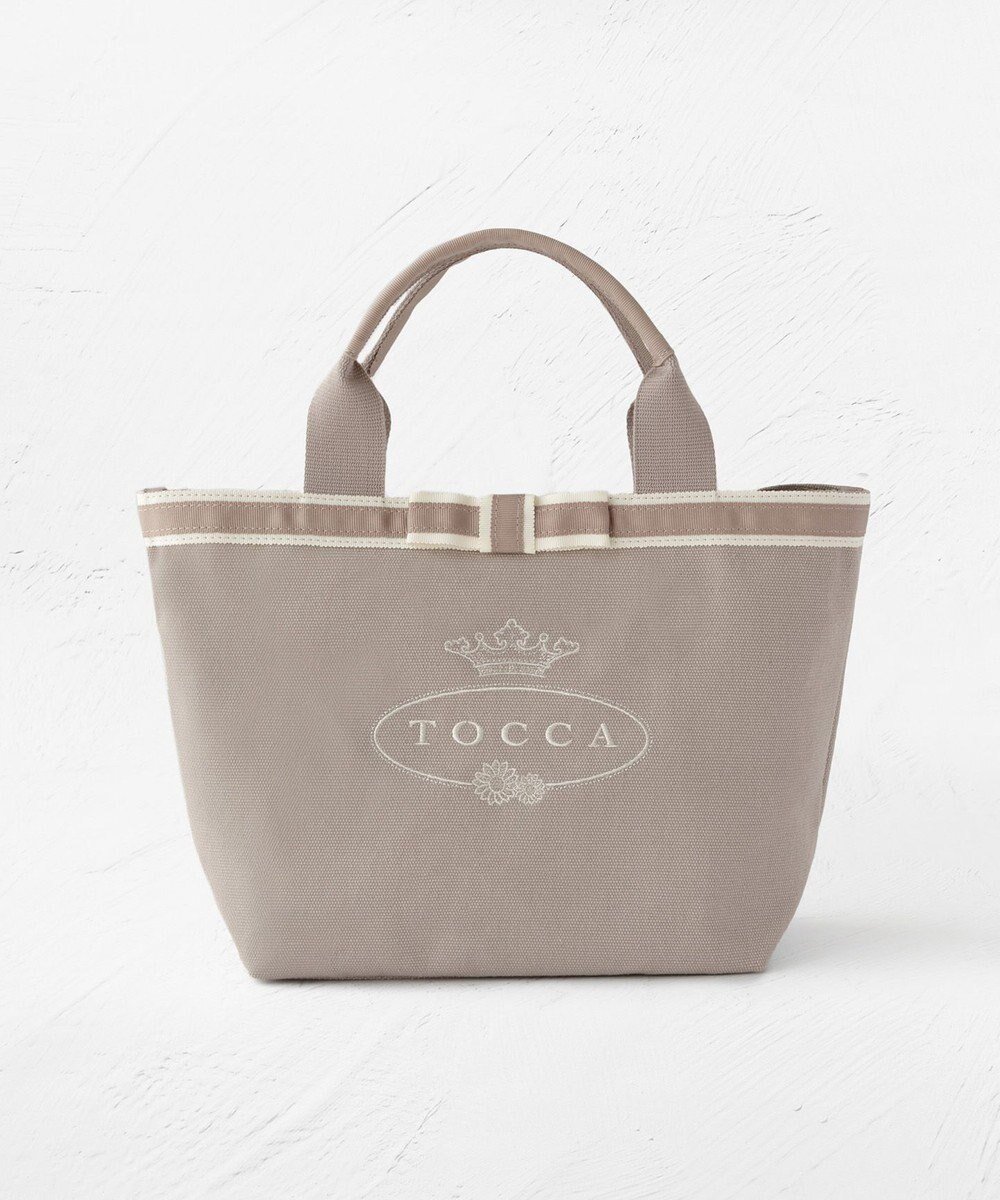 【トッカ/TOCCA】のMEMORIES OF TOCCA CANVAS TOTE トートバッグ インテリア・キッズ・メンズ・レディースファッション・服の通販 founy(ファニー) 　ファッション　Fashion　レディースファッション　Fashion for Women　バッグ　Bags　冬　Winter / This Winter　カラフル　Colorful Design　フェミニン　Feminine, Girly　ポケット　Pocket, Pocket Detail　モチーフ　Motif, Design Theme　リボン　Ribbon, Bow　人気　Popular, Best Seller　A/W・秋冬　Autumn/Winter　財布　Wallet, Purse　ビジネス 仕事 通勤　Business / Work / Commuting　ベージュ系|ID: prp329100004504041 ipo3291000000031786299