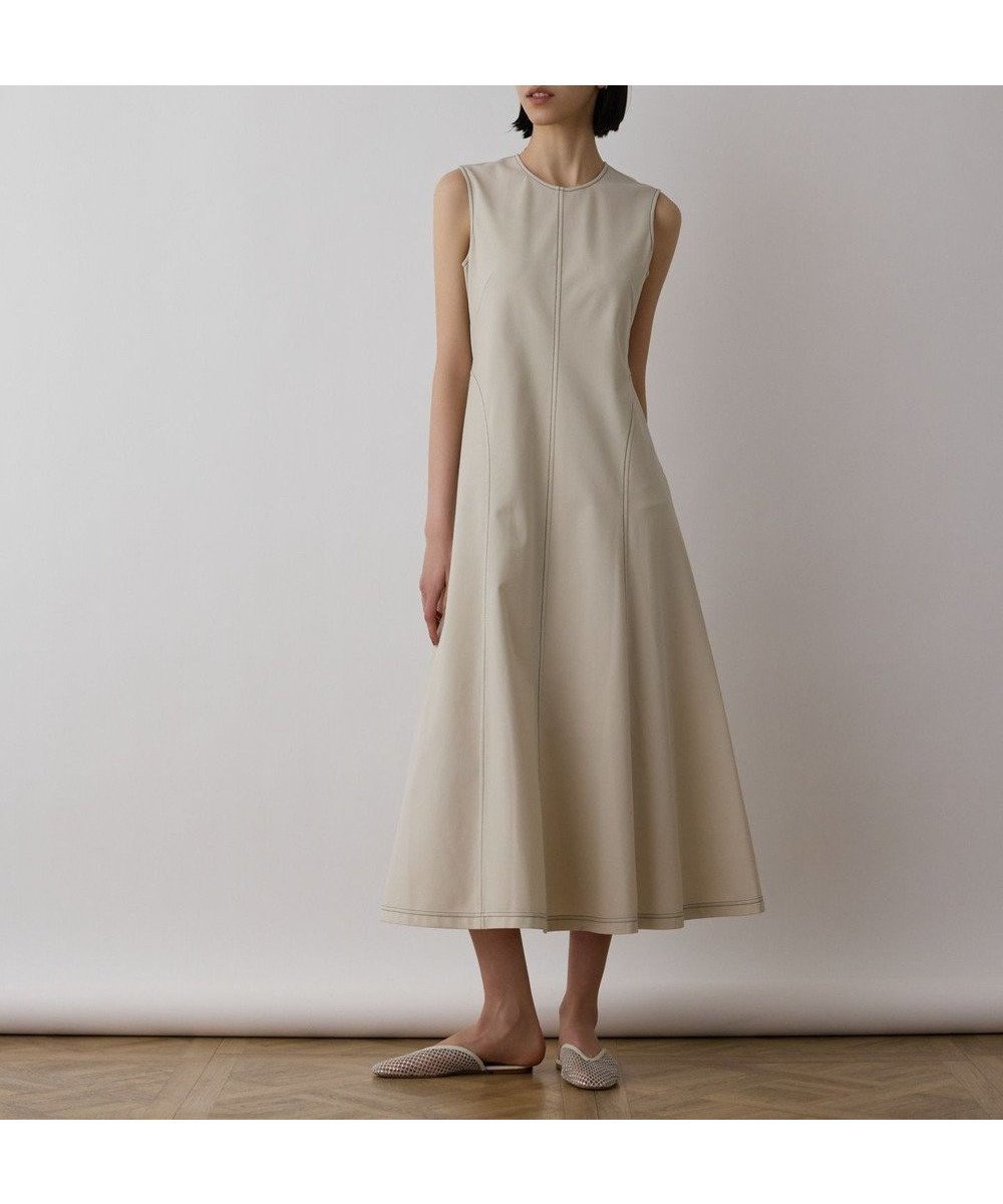 【グレース コンチネンタル/GRACE CONTINENTAL】のステッチカットワンピース 人気、トレンドファッション・服の通販 founy(ファニー) 　ファッション　Fashion　レディースファッション　Fashion for Women　ワンピース　Dresses　アクセサリー　Fashion Accessories　シンプル　Simple, Minimal　ノースリーブ　Sleeveless, No-Sleeve　フィット　Fit, Slim Fit　フレア　Flare, Flared　エレガント 上品　Elegant　夏　Summer　春　Spring　S/S・春夏　SS, Spring/Summer, Warm Season　 other-1|ID: prp329100004504043 ipo3291000000032741960