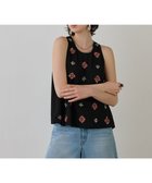 【グレース コンチネンタル/GRACE CONTINENTAL】のビジューノースリーブトップ ブラック|ID: prp329100004504044 ipo3291000000032741976