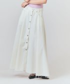 【グレース コンチネンタル/GRACE CONTINENTAL】のサーキュラーデニムスカート ホワイト|ID: prp329100004504049 ipo3291000000032594401
