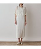 【グレース コンチネンタル/GRACE CONTINENTAL】のメッシュレイヤードワンピース ホワイト|ID: prp329100004504056 ipo3291000000031829458