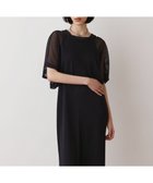 【グレース コンチネンタル/GRACE CONTINENTAL】のメッシュレイヤードワンピース ブラック|ID: prp329100004504056 ipo3291000000031829462