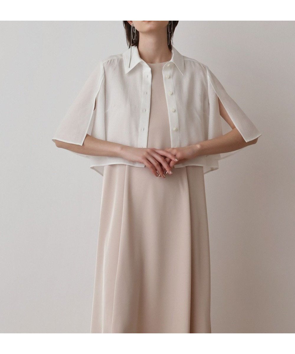 【グレース コンチネンタル/GRACE CONTINENTAL】のフレアスリーブシャツ 人気、トレンドファッション・服の通販 founy(ファニー) 　ファッション　Fashion　レディースファッション　WOMEN　トップス・カットソー　Tops/Tshirt　シャツ/ブラウス　Shirts/Blouses　コンパクト　Compact　ショート　Short　スリット　Slit　スリーブ　Sleeve　フレア　Flare　リネン　Linen　夏　Summer　春　Spring　S/S・春夏　Ss・Spring/Summer　 other-1|ID: prp329100004504061 ipo3291000000031829468