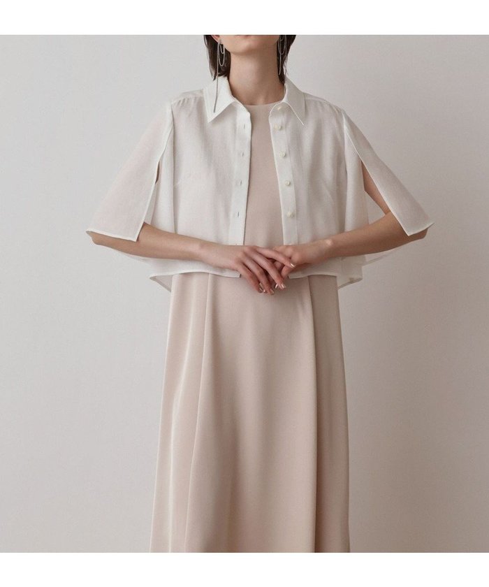 【グレース コンチネンタル/GRACE CONTINENTAL】のフレアスリーブシャツ インテリア・キッズ・メンズ・レディースファッション・服の通販 founy(ファニー) https://founy.com/ ファッション Fashion レディースファッション Fashion for Women トップス・カットソー Cut & Sew Tops シャツ・ブラウス・オフィスカジュアル Elegant Blouses & Button-Ups コンパクト Compact, Small Size ショート Short, Short Length スリット Slit, Slit Detail スリーブ Sleeve, Long Sleeve / Short Sleeve フレア Flare, Flared リネン Linen, Linen Fabric 再入荷 Restock / Back in Stock 夏 Summer 春 Spring S/S・春夏 SS, Spring/Summer, Warm Season |ID: prp329100004504061 ipo3291000000032594433