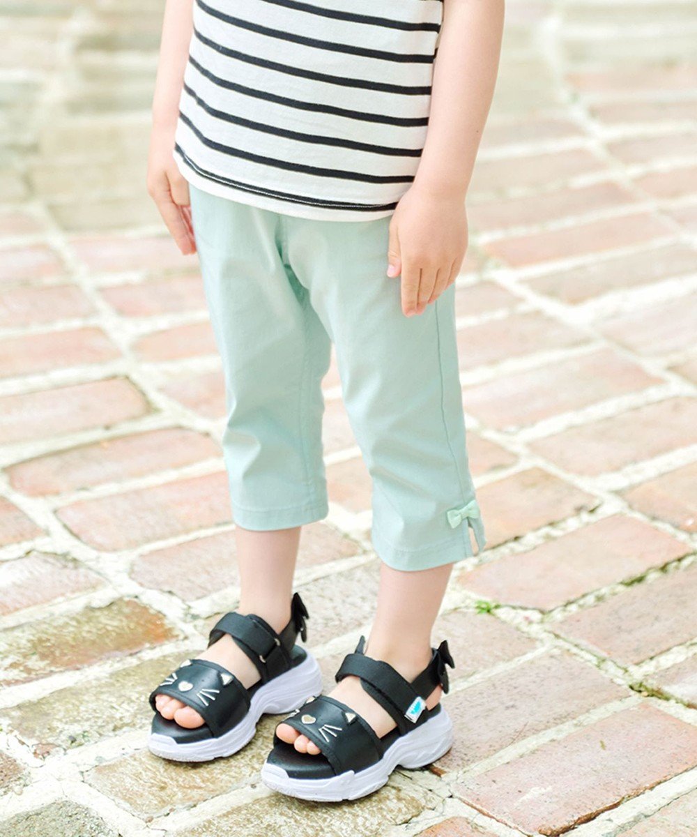 【エニファム/any FAM / KIDS】のひんやりクール パンツ インテリア・キッズ・メンズ・レディースファッション・服の通販 founy(ファニー) 　ファッション　Fashion　キッズファッション　Fashion for Kids　ボトムス　Bottoms　おすすめ　Recommended / Our Picks　クール　Cool, Chic　ポケット　Pocket, Pocket Detail　リボン　Ribbon, Bow　夏　Summer　春　Spring　S/S・春夏　SS, Spring/Summer, Warm Season　無地　Plain, Solid Color　ミント|ID: prp329100004504616 ipo3291000000032220166