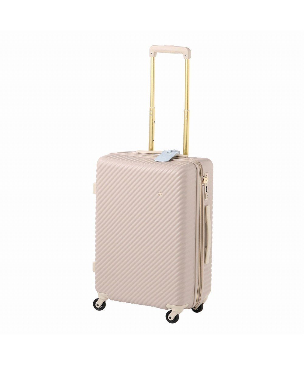 【エースバッグズアンドラゲッジ/ACE BAGS & LUGGAGE】の【雑誌掲載】 HaNT×Jewelna Rose コラボ スーツケース Mサイズ 06822 ハント ジュエルナローズ インテリア・キッズ・メンズ・レディースファッション・服の通販 founy(ファニー) 　ファッション　Fashion　レディースファッション　Ladies' Fashion Online　スーツ　Suits　コラボ　Collaboration　シューズ　Shoes　雑誌　Magazine　人気　Popularity　ポーチ　Pouch　再入荷　Restock/Back In Stock/Re Arrival　おすすめ　Recommend　夏　Summer　旅行　Travel　スーツケース キャリーケース　Suitcase　ショコラクリーム|ID: prp329100004504657 ipo3291000000032575531