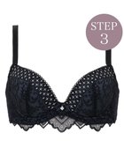 【ブラデリス ニューヨーク/BRADELIS New York】の【BRADELIS New York ブラデリス】ジャクリーンステップ3ブラ24A1 育乳補整 補正 ブラジャー 下着 幅狭ワイヤーでバストを整える ブラック|ID: prp329100004504658 ipo3291000000031792688