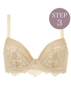 【ブラデリス ニューヨーク/BRADELIS New York】の【BRADELIS New York ブラデリス】ジャクリーンステップ3ブラ24A1 育乳補整 補正 ブラジャー 下着 幅狭ワイヤーでバストを整える シャンパンベージュ|ID: prp329100004504658 ipo3291000000031792689