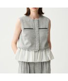 【アンクレイヴ/uncrave】の【UVケア】リネンライクツイル ジレブラウス グレー|ID: prp329100004504945 ipo3291000000031994335