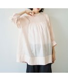 【ハッシュニュアンス/#Newans】の【金子綾さんインスタライブご紹介アイテム】(前後着用可能)ピンタックシアーブラウス シアーピンク|ID: prp329100004504972 ipo3291000000033487546