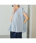 【ハッシュニュアンス/#Newans】の【金子綾さんインスタライブご紹介アイテム】マルチストライプノースリーブシャツ 人気、トレンドファッション・服の通販 founy(ファニー) ファッション Fashion レディースファッション Fashion for Women トップス・カットソー Cut & Sew Tops キャミソール&ノースリーブ Camisoles & Sleeveless Tops シャツ・ブラウス・オフィスカジュアル Elegant Blouses & Button-Ups ストライプ Stripe, Striped Pattern 夏 Summer 春 Spring S/S・春夏 SS, Spring/Summer, Warm Season thumbnail ライトブルーストライプ|ID: prp329100004504976 ipo3291000000032749711
