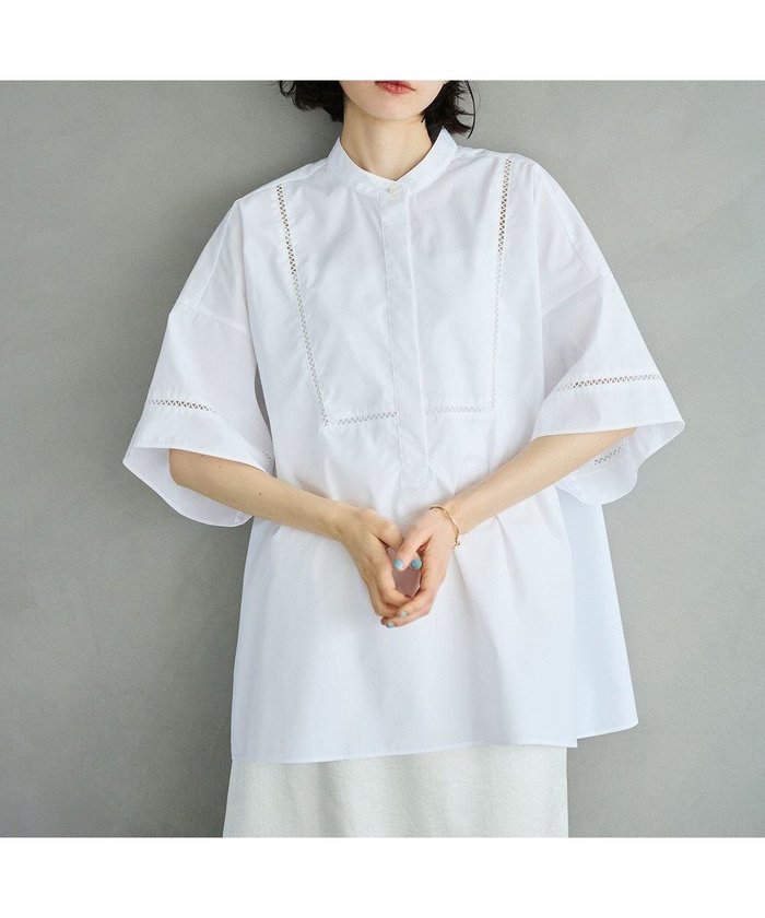 【ハッシュニュアンス/#Newans】の【5月下旬頃 通常発売予定】【洗える/セットアップ可能】ハシゴレースビブデザインシャツ インテリア・キッズ・メンズ・レディースファッション・服の通販 founy(ファニー) https://founy.com/ ファッション Fashion レディースファッション WOMEN トップス・カットソー Tops/Tshirt シャツ/ブラウス Shirts/Blouses セットアップ Setup トップス Tops NEW・新作・新着・新入荷 New Arrivals おすすめ Recommend セットアップ Set Up ハーフ Half ボックス Box レース Race エレガント 上品 Elegant 夏 Summer 定番 Standard 春 Spring S/S・春夏 Ss・Spring/Summer 洗える Washable |ID: prp329100004504978 ipo3291000000031795264
