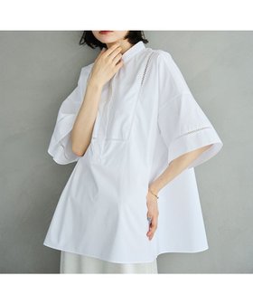 【ハッシュニュアンス/#Newans】の【洗える/セットアップ可能】ハシゴレースビブデザインシャツ 人気、トレンドファッション・服の通販 founy(ファニー) ファッション Fashion レディースファッション Ladies' Fashion Online トップス・カットソー Tops/Tshirt シャツ/ブラウス Shirts/Blouses セットアップ Setup トップス Tops NEW・新作・新着・新入荷 New Arrivals おすすめ Recommend セットアップ Set Up ハーフ Half ボックス Box レース Race エレガント 上品 Elegant 夏 Summer 定番 Standard 春 Spring S/S・春夏 Ss・Spring/Summer 洗える Washable |ID:prp329100004504978