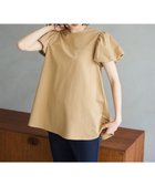 【ハッシュニュアンス/#Newans】の【洗える】Aラインパフスリーブカットソー ベージュ|ID: prp329100004504980 ipo3291000000033396042