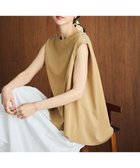 【ハッシュニュアンス/#Newans】の【洗える】スクエアシルエットノースリーブカットソー ベージュ|ID: prp329100004504983 ipo3291000000032758170