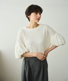 【ハッシュニュアンス/#Newans】の【6月下旬頃 通常発売予定】【洗える/セットアップ可能】ふくれジャガード パフスリーブブラウス ホワイト|ID: prp329100004504985 ipo3291000000032458246