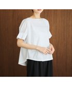 【ハッシュニュアンス/#Newans】の【6月中旬頃 通常発売予定】【乾燥機可能/接触冷感】タックスリーブカットソー ホワイト|ID: prp329100004504991 ipo3291000000031795337