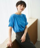 【ハッシュニュアンス/#Newans】の【6月中旬頃 通常発売予定】【乾燥機可能/接触冷感】タックスリーブカットソー ブルー|ID: prp329100004504991 ipo3291000000031795339