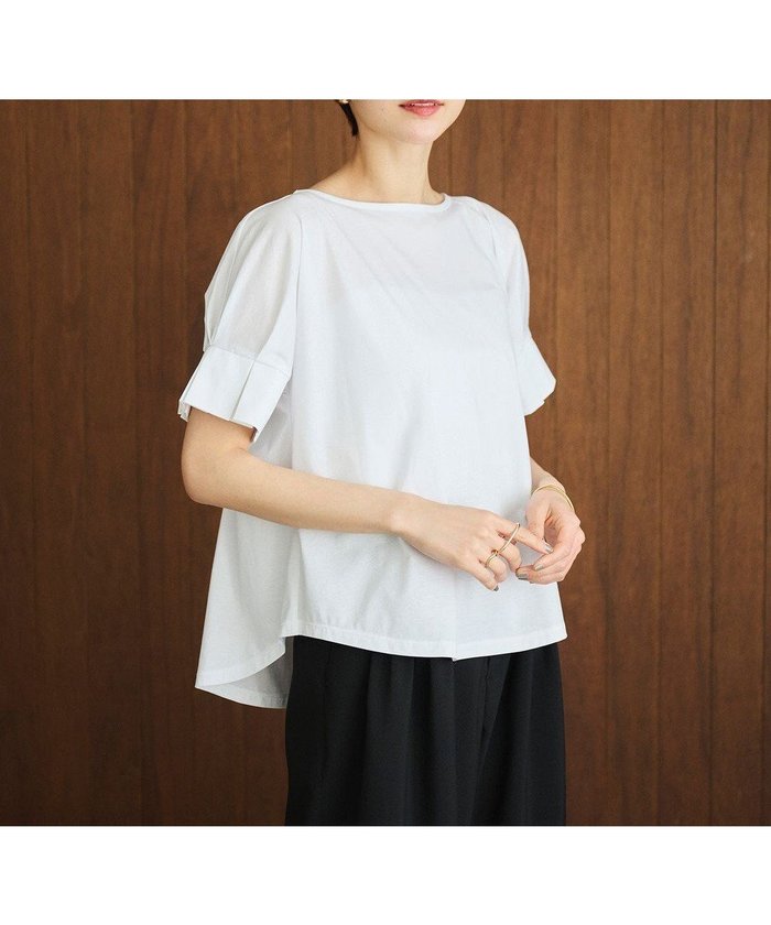 【ハッシュニュアンス/#Newans】の【6月中旬頃 通常発売予定】【乾燥機可能/接触冷感】タックスリーブカットソー インテリア・キッズ・メンズ・レディースファッション・服の通販 founy(ファニー) https://founy.com/ ファッション Fashion レディースファッション WOMEN トップス・カットソー Tops/Tshirt シャツ/ブラウス Shirts/Blouses ロング / Tシャツ T-Shirts カットソー Cut and Sewn カットソー Cut And Sew コンパクト Compact ジャージ Jersey 半袖 Short Sleeve 夏 Summer 春 Spring S/S・春夏 Ss・Spring/Summer |ID: prp329100004504991 ipo3291000000031935840