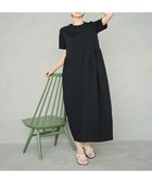 【ハッシュニュアンス/#Newans】の【洗える】コクーンシルエットロングワンピース ブラック|ID: prp329100004504999 ipo3291000000033539850