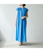 【ハッシュニュアンス/#Newans】の【6月中旬頃 通常発売予定】【乾燥機可能/接触冷感】ヨークギャザーロングワンピース ブルー|ID: prp329100004505005 ipo3291000000031795394