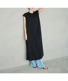 【ハッシュニュアンス/#Newans】の【6月中旬頃 通常発売予定】【乾燥機可能/接触冷感】ヨークギャザーロングワンピース ブラック|ID: prp329100004505005 ipo3291000000031795396