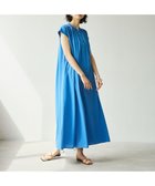 【ハッシュニュアンス/#Newans】の【乾燥機可能/接触冷感】ヨークギャザーロングワンピース ブルー|ID: prp329100004505005 ipo3291000000032579461