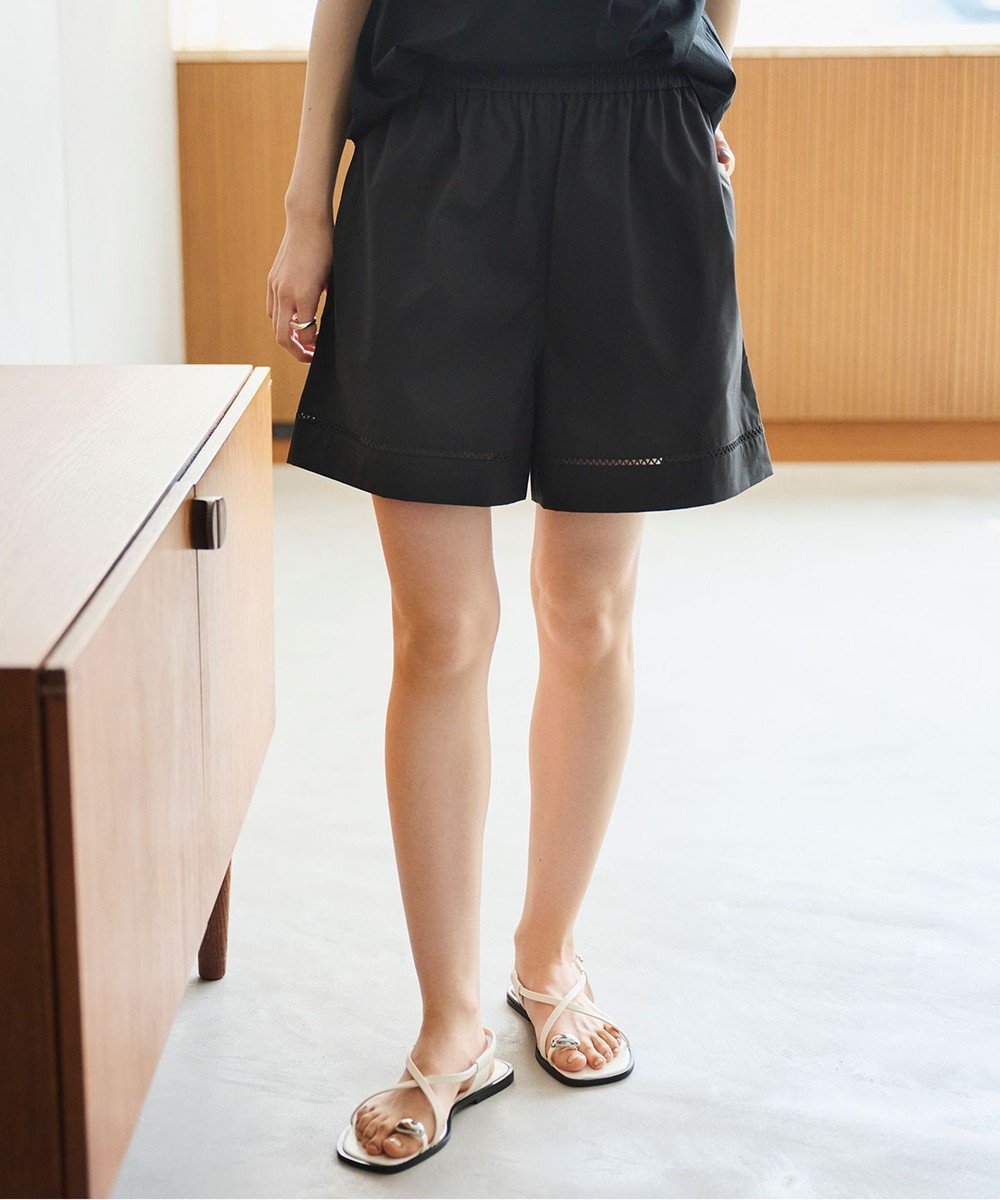 【ハッシュニュアンス/#Newans】の【洗える/セットアップ可能】ハシゴレースハーフパンツ インテリア・キッズ・メンズ・レディースファッション・服の通販 founy(ファニー) ファッション Fashion レディースファッション Fashion for Women セットアップ Matching Sets レディースパンツ・ボトムス Pants & Trousers / Bottoms パンツ Pants & Trousers ショートパンツ・ハーフパンツ High-Waisted & Relaxed Shorts 新作・新入荷 New Arrivals / New In おすすめ Recommended / Our Picks セットアップ Set-Up, Coordinated Outfit ハーフ Half, Half-Length ボトム Bottoms, Lower Wear レース Lace, Lace Fabric エレガント 上品 Elegant 夏 Summer 定番 Standard, Basic Item 春 Spring S/S・春夏 SS, Spring/Summer, Warm Season 洗える Machine Washable ブラック|ID: prp329100004505007 ipo3291000000033578035