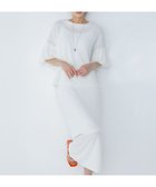 【ハッシュニュアンス/#Newans】の【金子綾さんインスタライブご紹介アイテム】(セットアップ可能)ふくれジャガード タイトスカート ホワイト|ID: prp329100004505011 ipo3291000000033297925