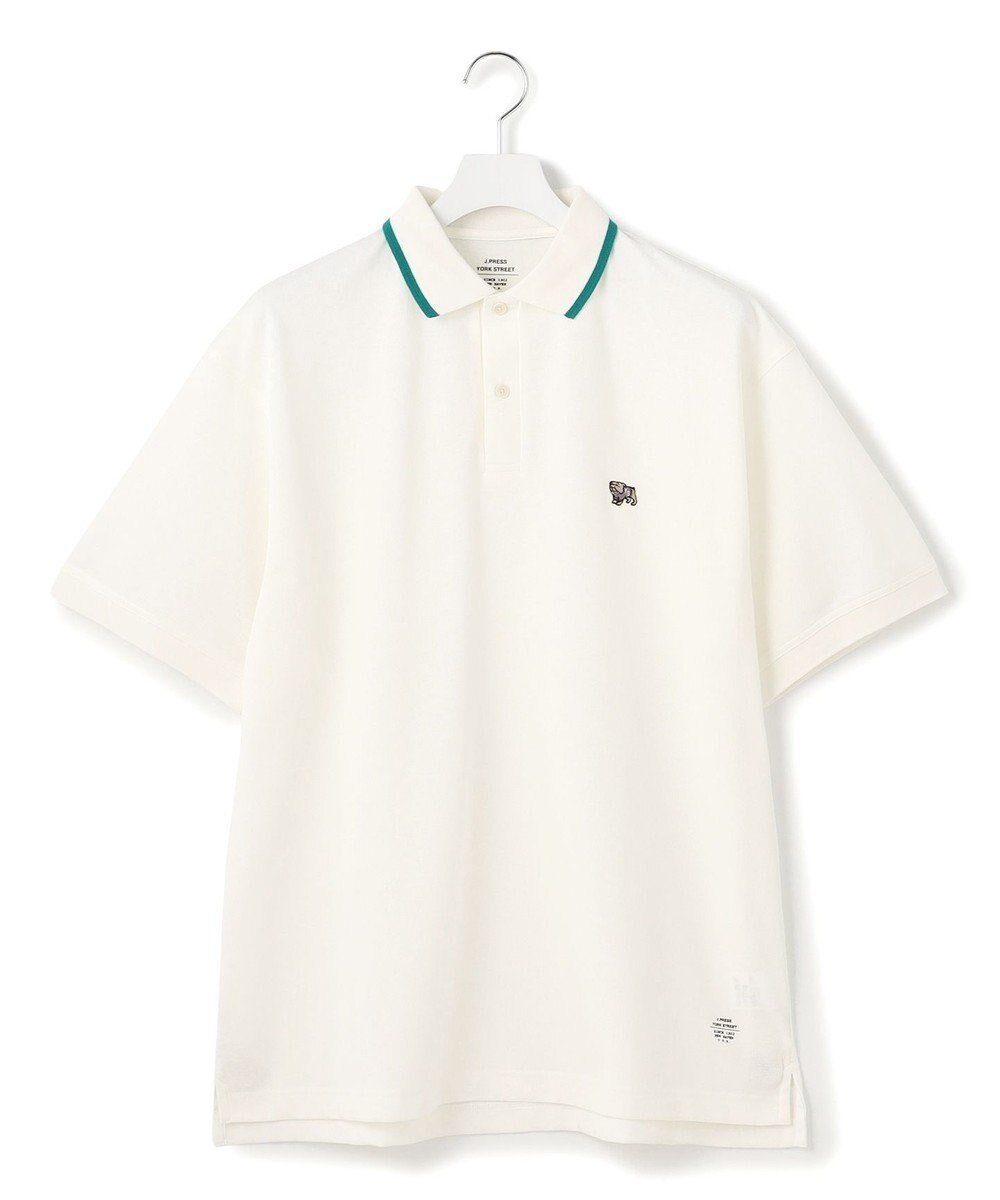 【ジェイプレスヨークストリート/J.PRESS YORK STREET】の【UNISEX】ブルドックワンポイント ポロシャツ 人気、トレンドファッション・服の通販 founy(ファニー) 　ファッション　Fashion　レディースファッション　WOMEN　トップス・カットソー　Tops/Tshirt　シャツ/ブラウス　Shirts/Blouses　ポロシャツ　Polo Shirts　ユニセックス　Unisex　ポロシャツ　Polo Shirt　ワンポイント　One Point　夏　Summer　定番　Standard　春　Spring　S/S・春夏　Ss・Spring/Summer　鹿の子　Pique　 other-1|ID: prp329100004505046 ipo3291000000031795741