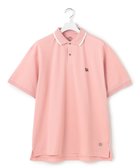 【ジェイプレスヨークストリート/J.PRESS YORK STREET】の【UNISEX】ブルドックワンポイント ポロシャツ ピンク系|ID: prp329100004505046 ipo3291000000031795745