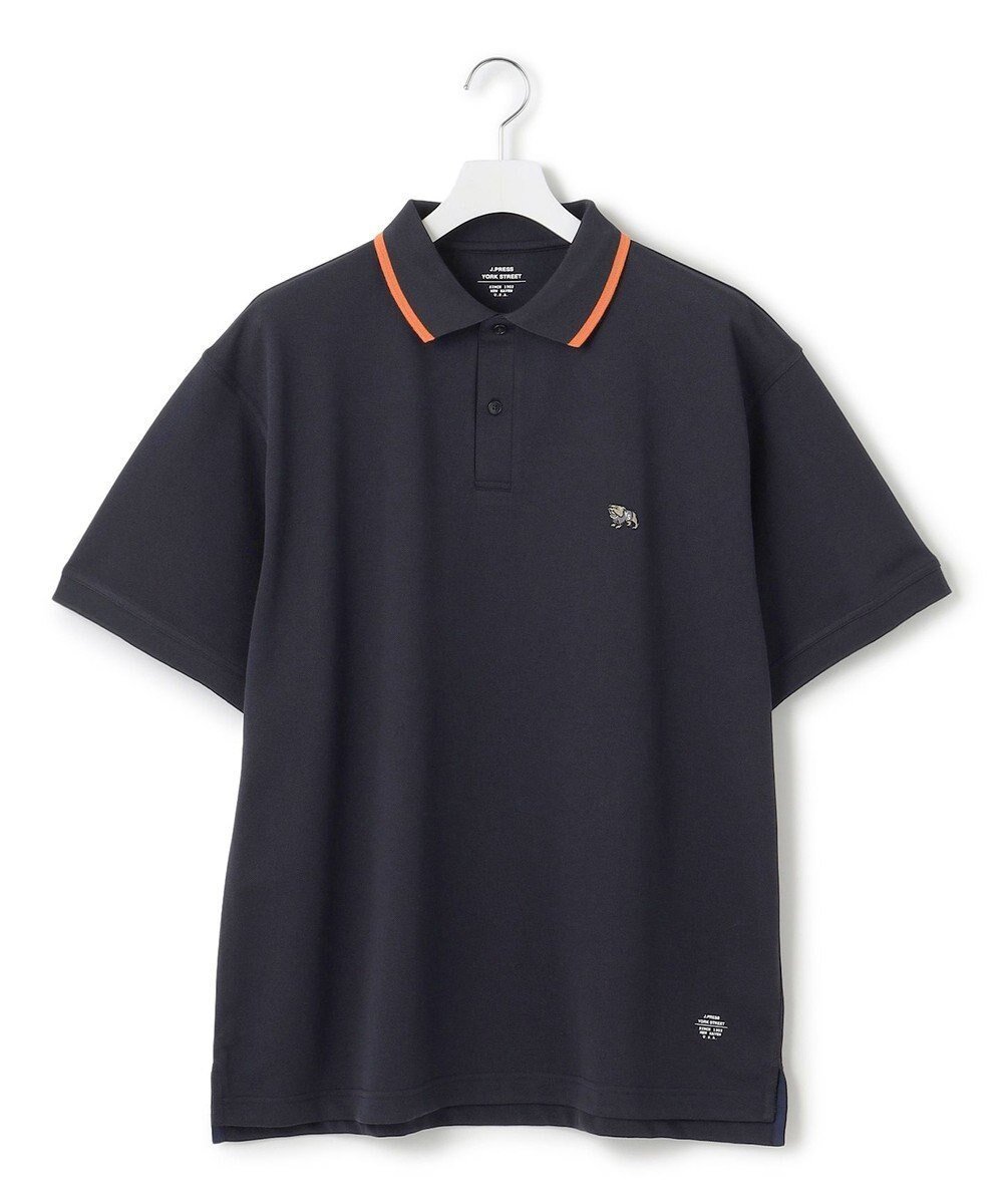 【ジェイプレスヨークストリート/J.PRESS YORK STREET】の【UNISEX】ブルドックワンポイント ポロシャツ インテリア・キッズ・メンズ・レディースファッション・服の通販 founy(ファニー) 　ファッション　Fashion　レディースファッション　WOMEN　トップス・カットソー　Tops/Tshirt　シャツ/ブラウス　Shirts/Blouses　ポロシャツ　Polo Shirts　ユニセックス　Unisex　ポロシャツ　Polo Shirt　ワンポイント　One Point　夏　Summer　定番　Standard　春　Spring　S/S・春夏　Ss・Spring/Summer　鹿の子　Pique　ネイビー系|ID: prp329100004505046 ipo3291000000031795746