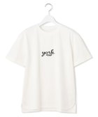 【ジェイプレスヨークストリート/J.PRESS YORK STREET】の【WOMEN】ベーシックロゴ Tシャツ ホワイト系|ID: prp329100004505047 ipo3291000000031795756