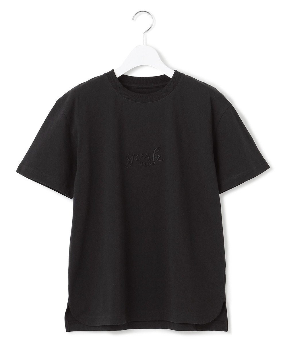 【ジェイプレスヨークストリート/J.PRESS YORK STREET】の【WOMEN】ベーシックロゴ Tシャツ インテリア・キッズ・メンズ・レディースファッション・服の通販 founy(ファニー) 　ファッション　Fashion　レディースファッション　WOMEN　トップス・カットソー　Tops/Tshirt　シャツ/ブラウス　Shirts/Blouses　ロング / Tシャツ　T-Shirts　カットソー　Cut and Sewn　アメリカン　American　春　Spring　カットソー　Cut And Sew　フロント　Front　ベーシック　Basic　半袖　Short Sleeve　ワンポイント　One Point　S/S・春夏　Ss・Spring/Summer　夏　Summer　ブラック系|ID: prp329100004505047 ipo3291000000031795758