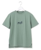 【ジェイプレスヨークストリート/J.PRESS YORK STREET】の【WOMEN】ベーシックロゴ Tシャツ ライトグリーン系|ID: prp329100004505047 ipo3291000000031795763